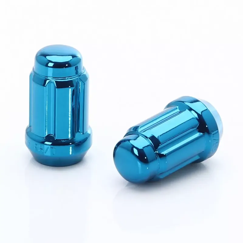Japan Racing Schmiedestahl Radmuttern JN2 12x1,5 Blau Highlight