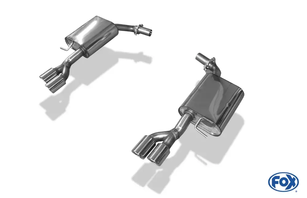 Top-Angebot FOX Endschalldämpfer passend für Audi A6 Typ 4F - 2x76 Typ 17 rechts/links