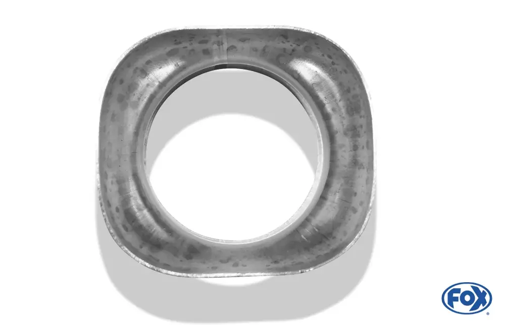 FOX Deckel für Endrohr eckig 93x79 mm mit Loch Ø60mm Markenprodukt