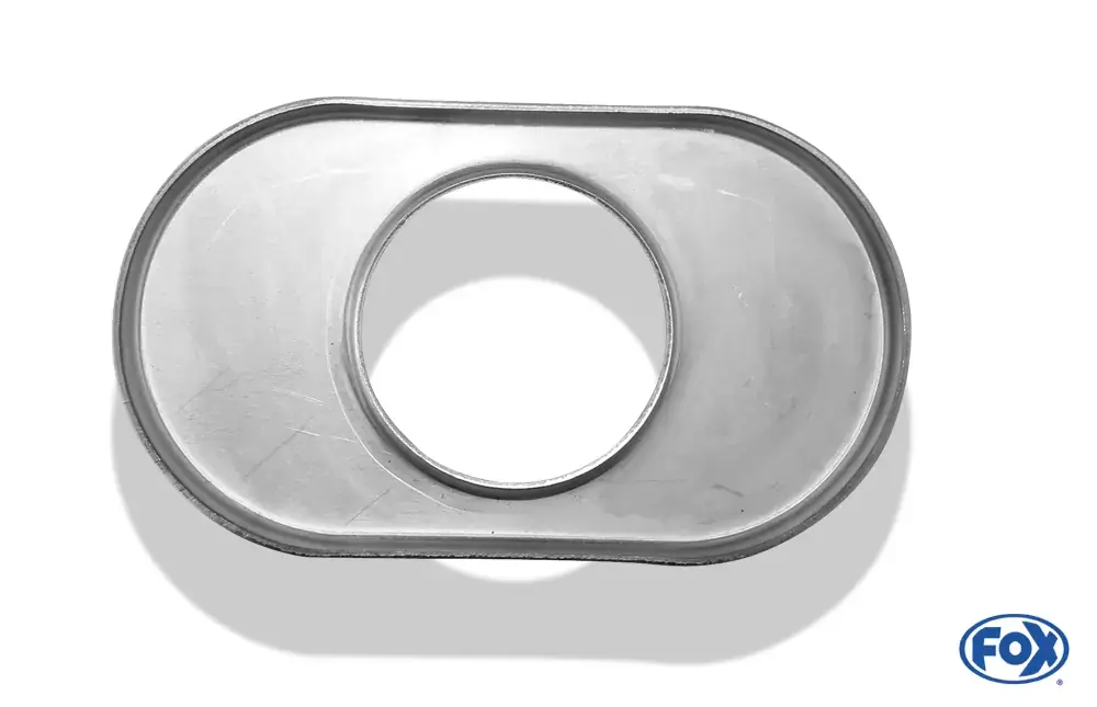 Geprüft FOX Deckel für Endrohr flachoval 135x80mm – Loch 50mm
