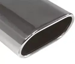 FOX Anschweißendrohr Typ 52 150x70 mm Edelstahl flachoval eingerollt 30° abgeschrägt Mega-Angebot
