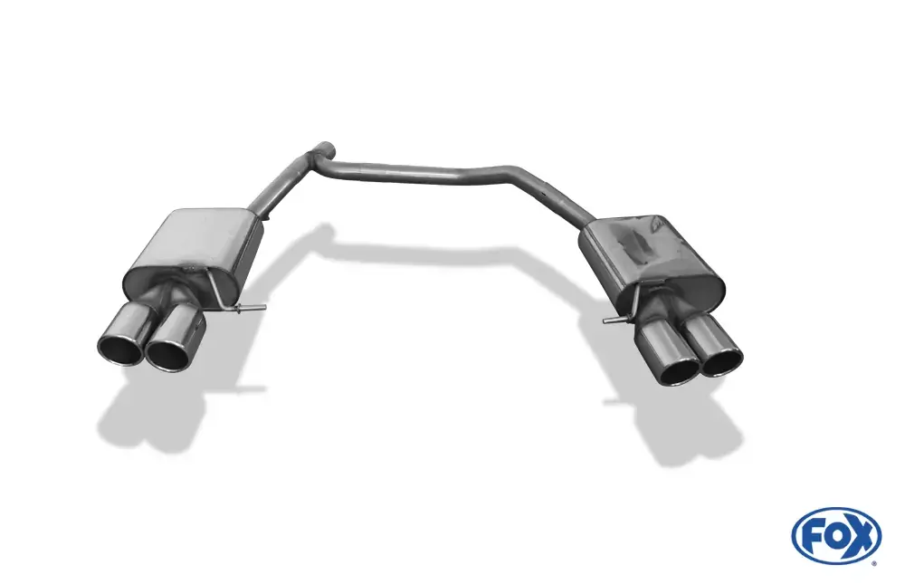 FOX Endschalldämpfer 2x90 Typ 16 rechts/links passend für Seat Leon 5F ST 2Drive Neu Im Sortiment