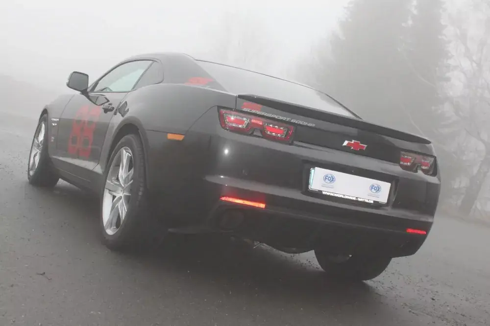 FOX Endschalldämpfer passend für Chevrolet Camaro ab 2011 – Edelstahl Sportauspuff Geprüft