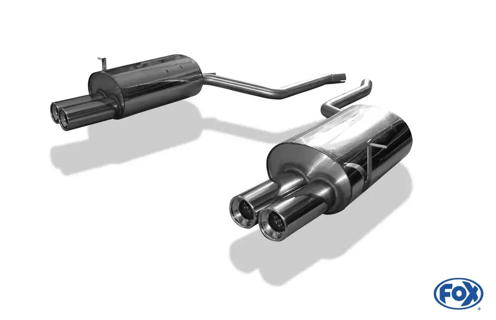FOX Endschalldämpfer passend für BMW E38 730i/735i/740i - 2x90 Typ 13 rechts/links Geprüft