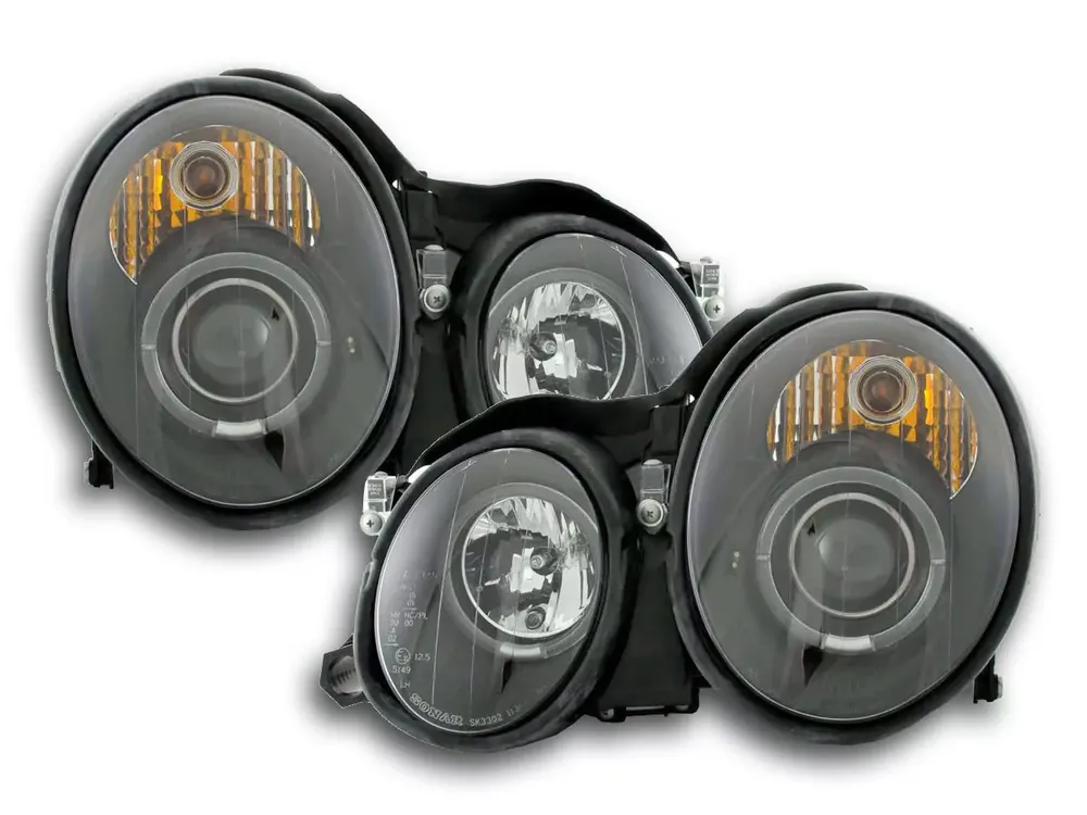 Sofort Bestellen Scheinwerfer Set schwarz passend für Mercedes CLK W208 98-02