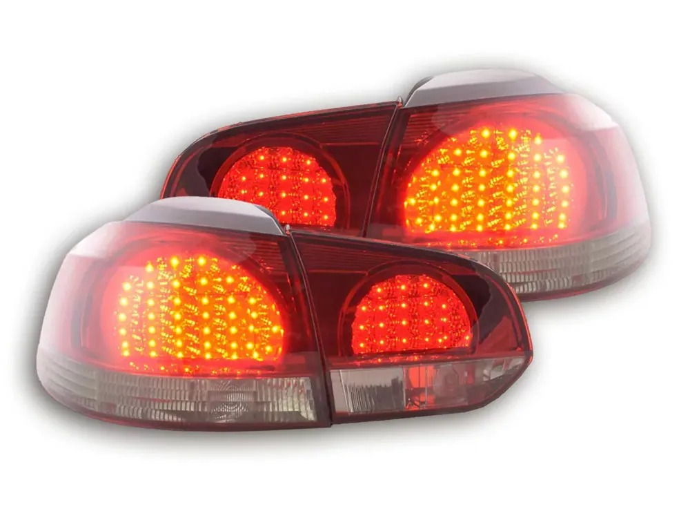 LED Rückleuchten Set passend für VW Golf 6 ab 2008 schwarz/rot Top-Angebot