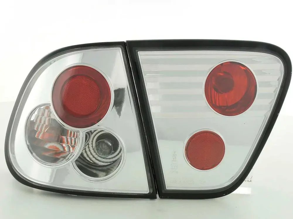 Expressversand Rückleuchten Set chrom passend für Seat Cordoba Typ 6K 97-01