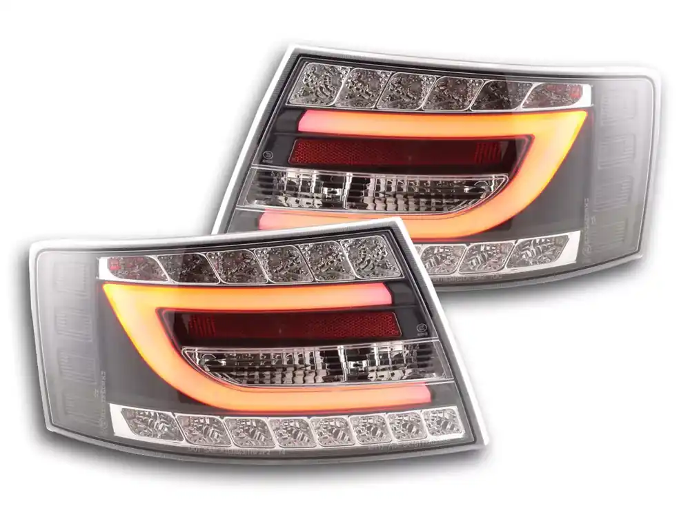 Rabatt LED Rückleuchten Set passend für Audi A6 (4F) Limousine 04–08 schwarz