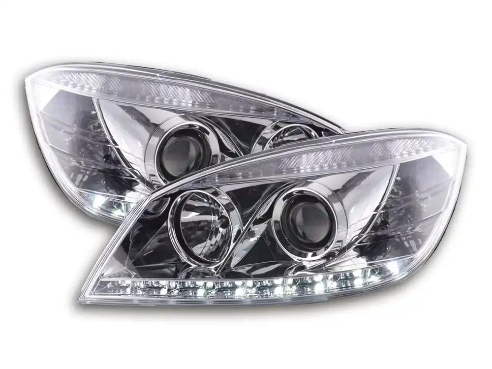Jetzt Bestellen Daylight LED Scheinwerfer Set chrom passend für Mercedes C-Klasse W204 07-10