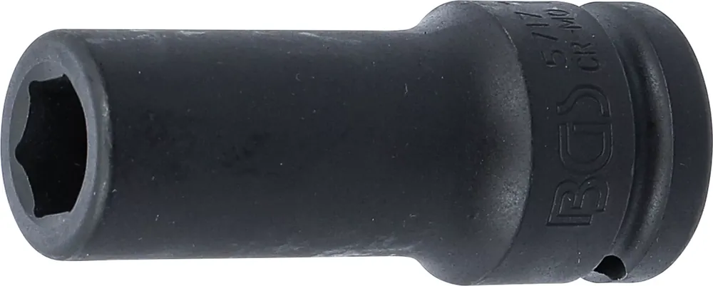 Expressversand BGS Kraft-Steckschlüssel-Einsatz Sechskant, tief SW 17 mm, Antrieb Innenvierkant 20 mm (3/4 Zoll)