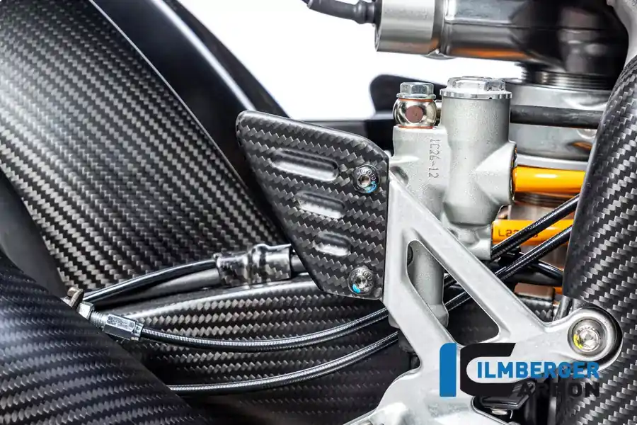 Ilmberger Carbon Fersenschutz rechts matt passend für Aprilia RSV4 / Tuono V4 2021- Top-Preis