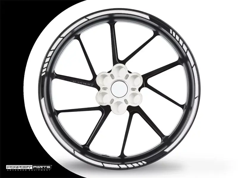 Felgenrandaufkleber GP Race chrom Letzte Chance