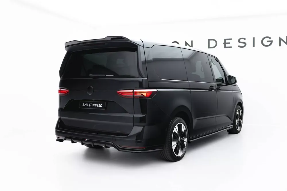 Mittlerer Cup Diffusor DTM Look Heck Ansatz passend für VW Multivan Long T7 Preiswert