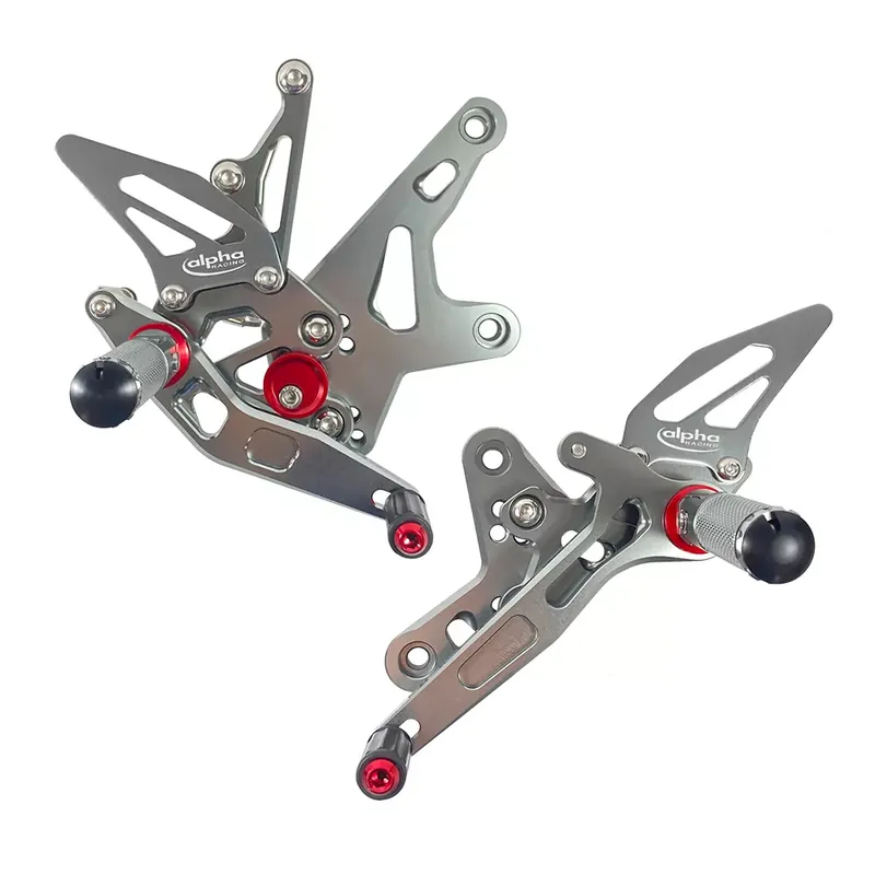 Zertifiziert TRACK Fußrastenanlage titan passend für Kawasaki Ninja 400 / Z400 ABE