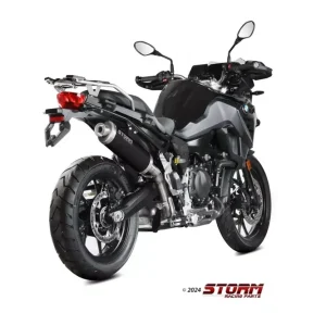 Sale STORM by MIVV Endschalldämpfer Oval Edelstahl Schwarz passend für BMW F 800 GS 24-25