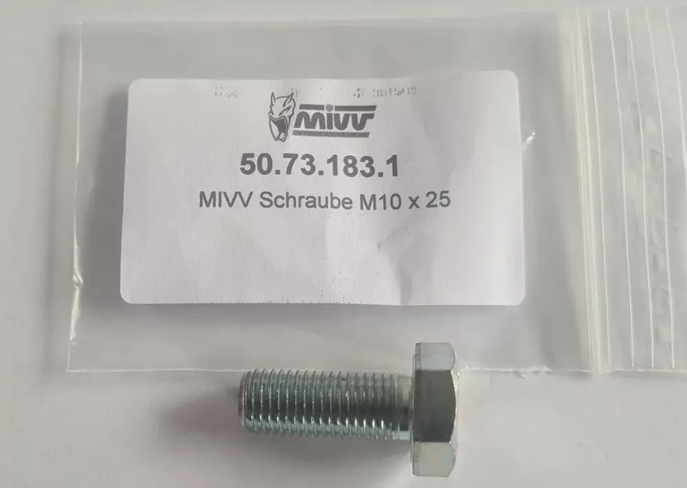 Neuheit MIVV Schraube M10 x 25