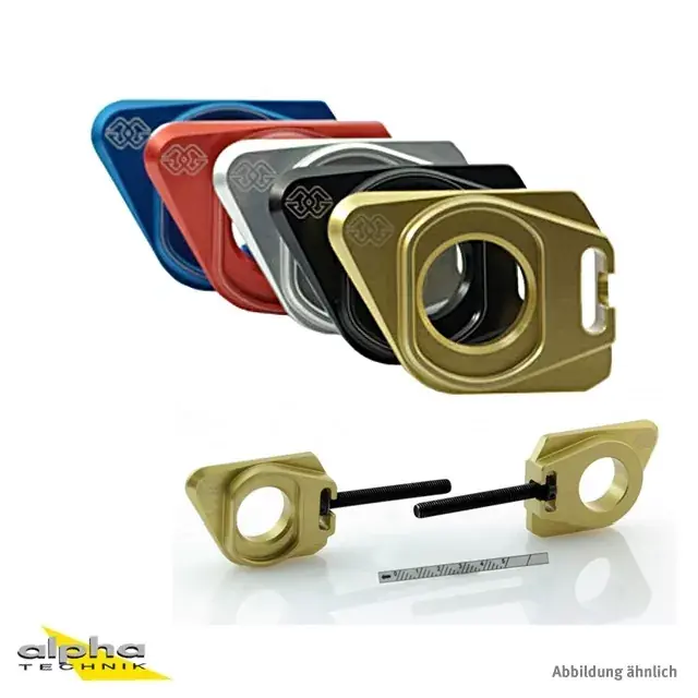 GILLES Achsblock gold passend für Suzuki GSX-R600/750/1000 & B-King Bestpreis