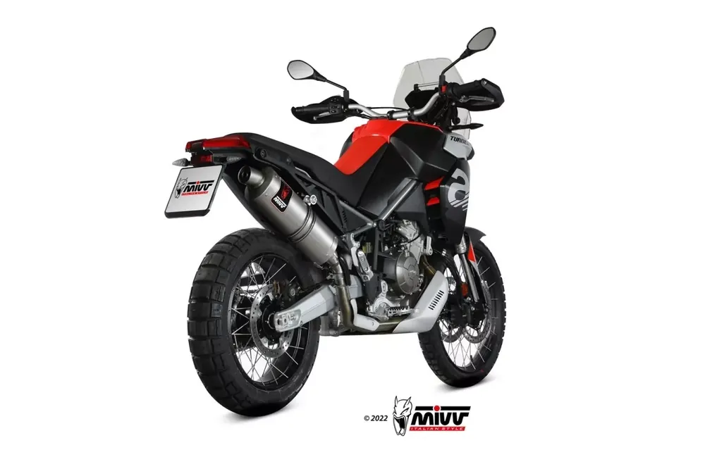 MIVV DAKAR Edelstahl Endschalldämpfer passend für Aprilia Tuareg 660 22-24 Solange Der Vorrat Reicht