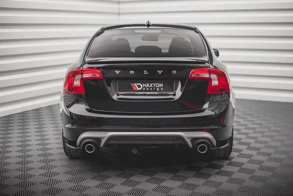 Schnäppchen Heck Ansatz Flaps Diffusor passend für Volvo S60 R-Design Mk2 Facelift