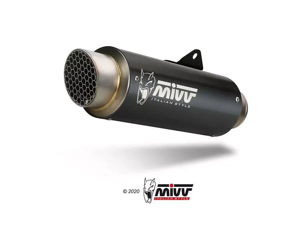 Preiswert MIVV GPPro Endschalldämpfer Edelstahl Schwarz passend für KTM Duke 125 21-23