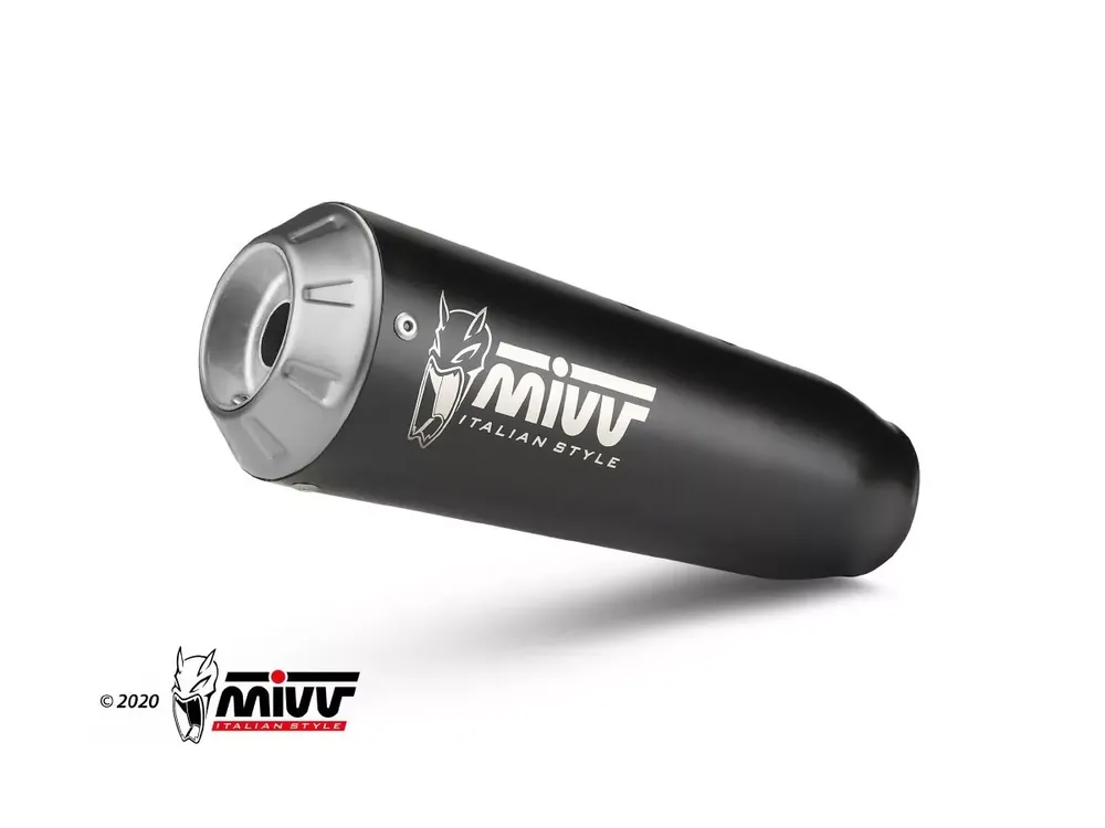 Günstig MIVV X-M1 Endschalldämpfer Edelstahl Schwarz passend für KTM Duke 125 (21-)
