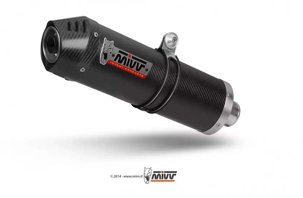 Preisknaller MIVV Oval Carbon Endschalldämpfer passend für Honda CBR 600 F 01-10