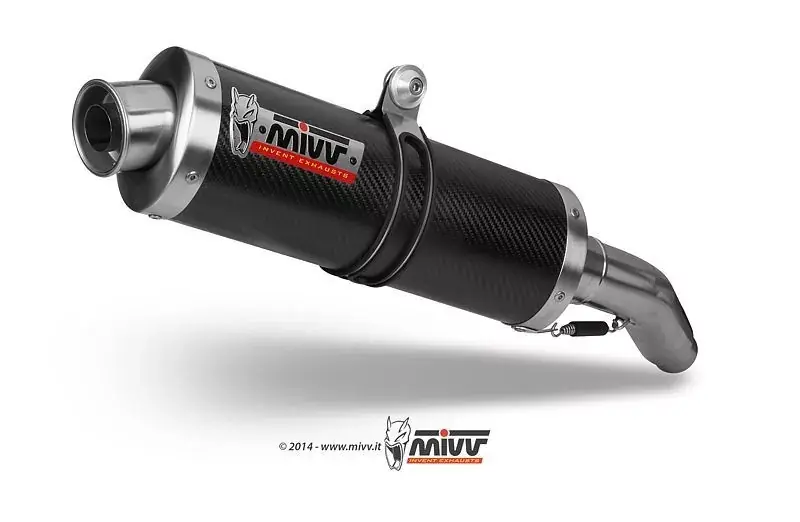 Top-Seller MIVV Oval Carbon Endschalldämpfer passend für Honda CBR 600 F 91-98