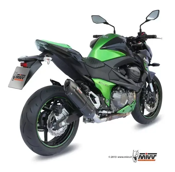 Kracherpreis MIVV Suono Endschalldämpfer Edelstahl Schwarz passend für Kawasaki Z800 13-16