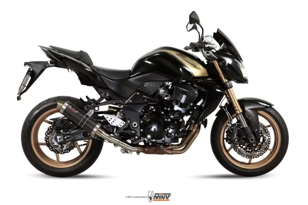 Markenware MIVV GP Carbon Endschalldämpfer passend für Kawasaki Z 750 R 11-16