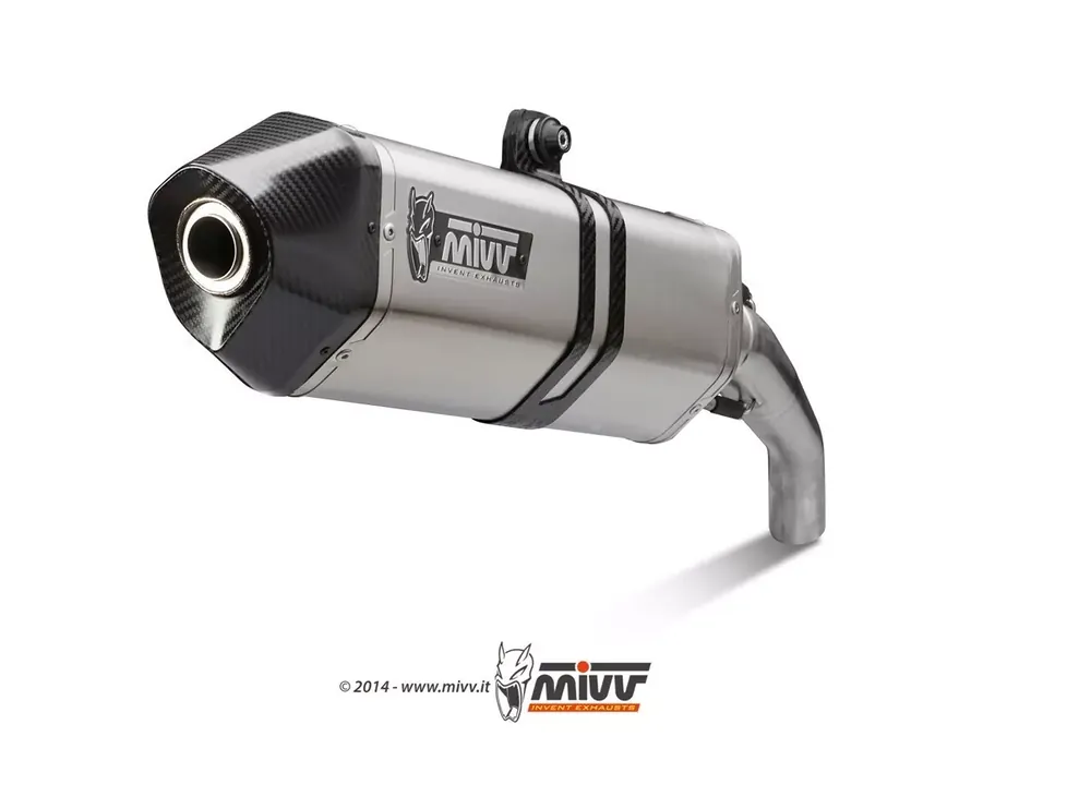 Kracherpreis MIVV Speed Edge Edelstahl Endschalldämpfer passend für Suzuki V-Strom