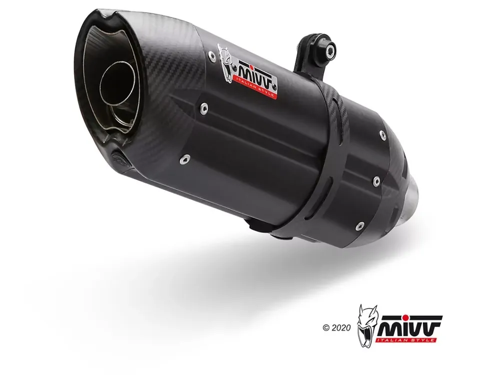 MIVV Suono Edelstahl Schwarz passend für Yamaha MT-09 13-20 Günstig