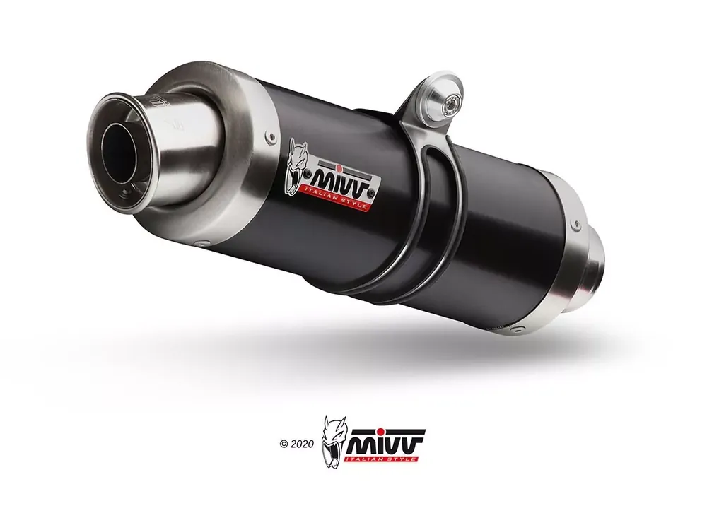 Aktuell MIVV GP Endschalldämpfer Edelstahl Schwarz passend für Yamaha MT-03 16-23