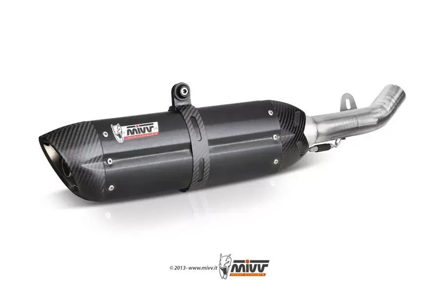 Direkt Vom Hersteller MIVV Suono Edelstahl Schwarz passend für KTM 990 Superduke 05-12