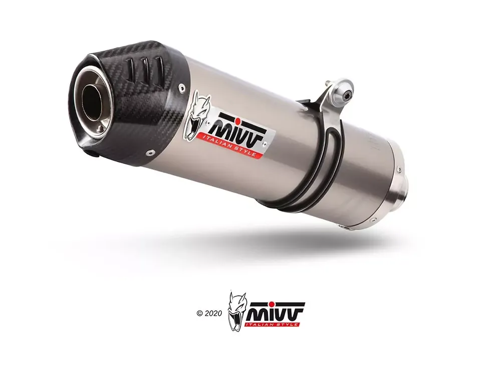 Bestpreis MIVV Auspuff Oval Titan passend für Yamaha MT-09 / MT-09 SP / FZ-09 13-20