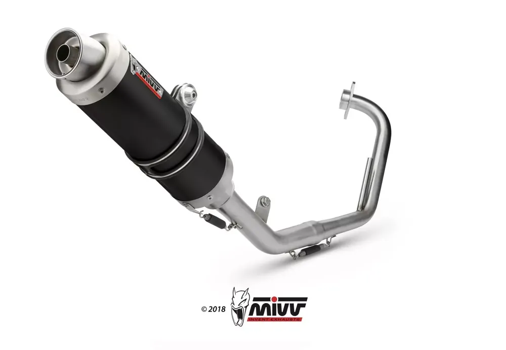 Meistverkauft MIVV GP Black Steel Auspuff passend für Yamaha YZF 125 08-13
