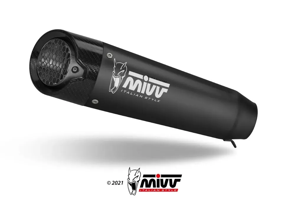 Finale Aktion MIVV X-M5 Endschalldämpfer Edelstahl Schwarz passend für Yamaha MT-09 / FZ-09 21-