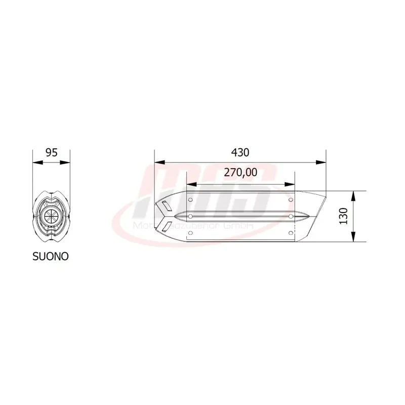 Online Kaufen MIVV Suono Edelstahl Schwarz passend für Triumph Tiger 1050 Sport 13-16