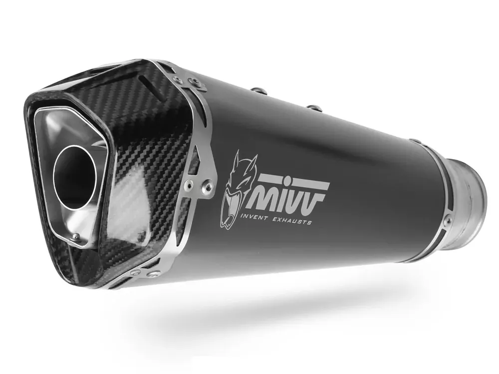 Heißes Angebot MIVV DELTA RACE Endschalldämpfer Edelstahl Schwarz passend für BMW S 1000 RR
