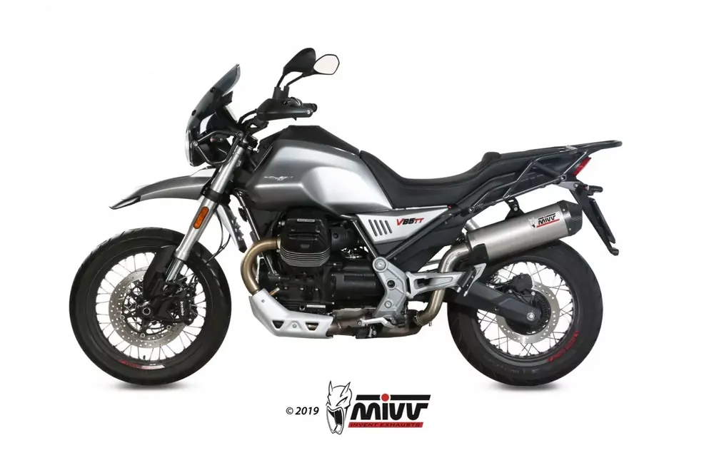 Meistverkauft MIVV OVAL Carbon Endschalldämpfer passend für MOTO GUZZI V85 TT
