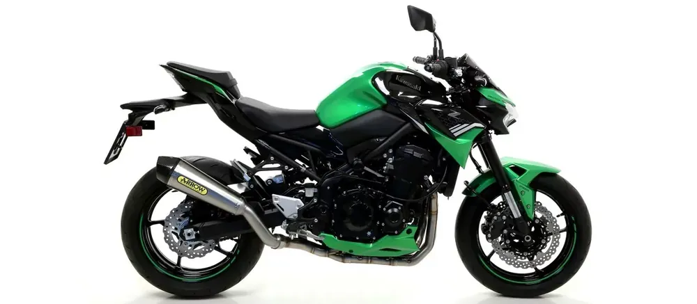 Sofort Bestellen Arrow X-Kone Endschalldämpfer Edelstahl Schwarz passend für Kawasaki Z900