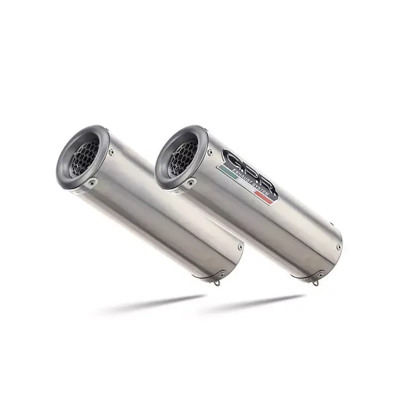 GPR M3 Inox Slip-On Auspuff passend für Aprilia Shiver 900 2017-2020 Geprüft