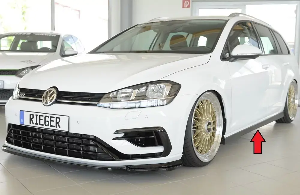 Expressversand Rieger Seitenschweller rechts passend für VW Golf 7 GTD Facelift