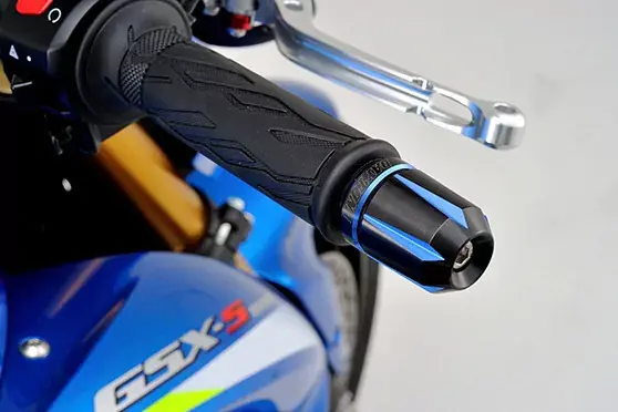 Geprüft Daytona Lenkergewichte Scratch blau eloxiert passend für 7/8" + 1" Lenker