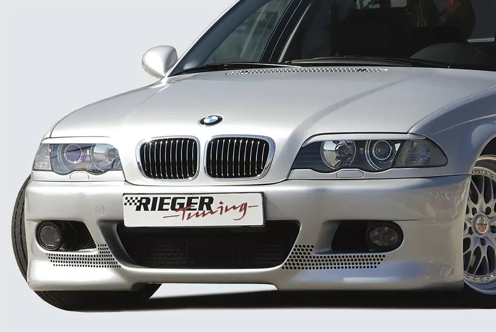 Sichere Zahlung Rieger Spoilerstoßstange (V1) passend für BMW 3er E46 Cabrio (02/1998–12/2001)