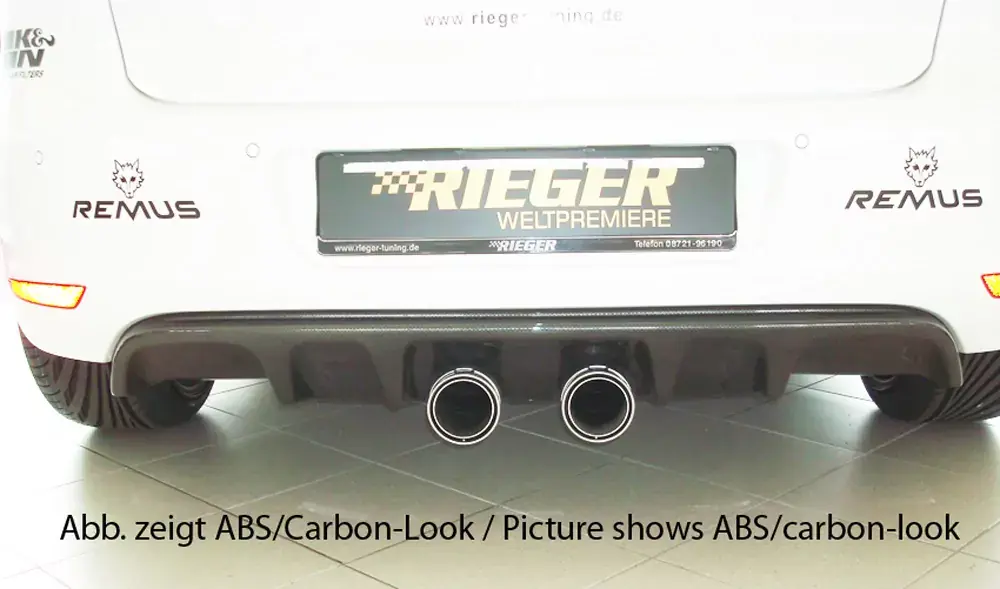 Rieger Heckeinsatz passend für VW Golf 6 3-tür ab 10/08 Preisknaller