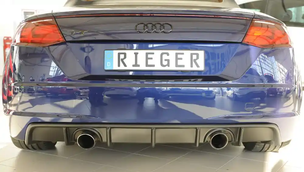 Rieger Heckeinsatz passend für Audi TT 8J-FV/8S Roadster Markenprodukt