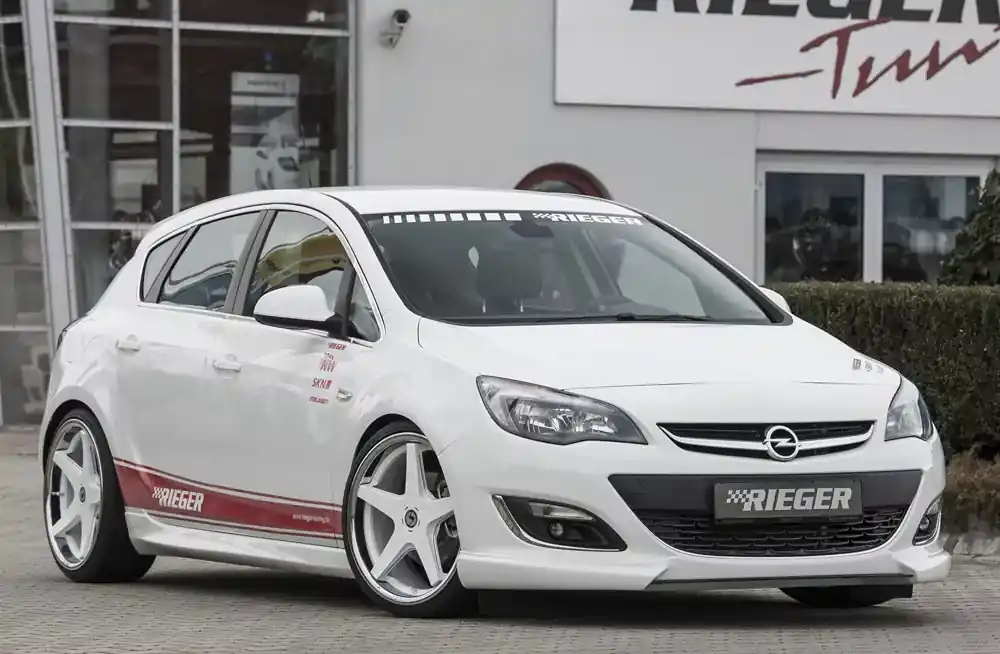 Markenprodukt Rieger Seitenschweller rechts passend für Opel Astra J 5-tür. ab 10/2012