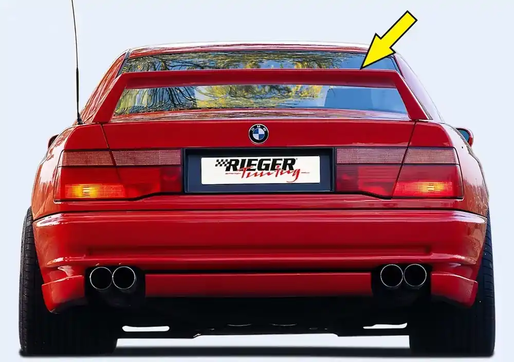 Sonderangebot Rieger Heckflügel Breitbau II passend für BMW 850 E31 Coupé (01/92–12/96)