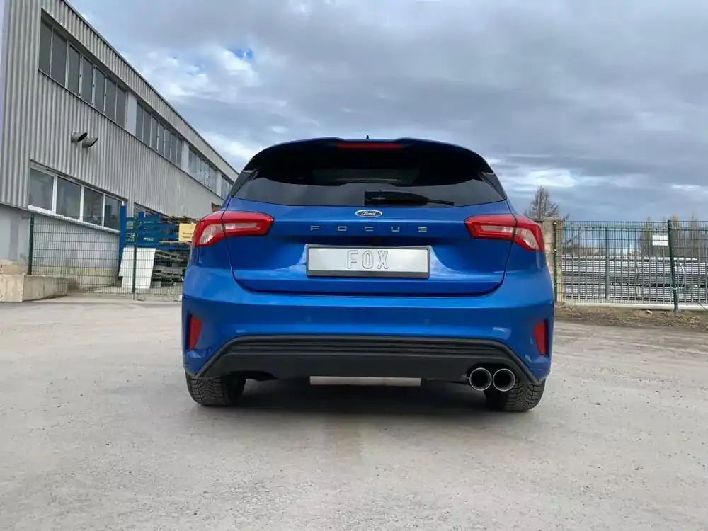 FOX Endschalldämpfer passend für Ford Focus IV ST-Line - Einzelradaufhängung - Ausgang rechts - 2x90 Typ 25 Markenware