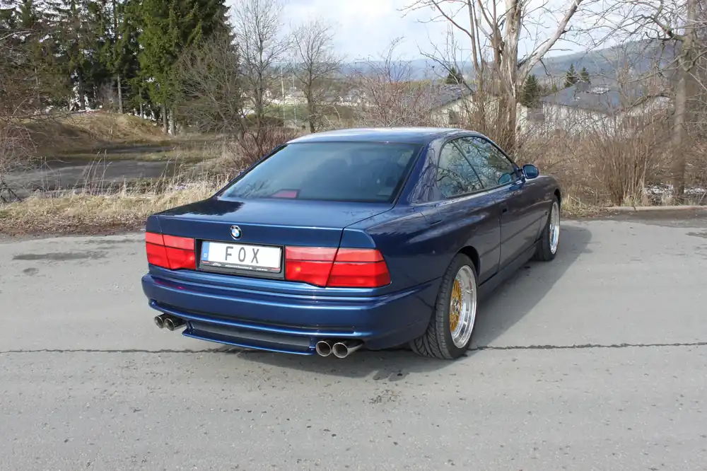 Nur Für Kurze Zeit FOX Endschalldämpfer passend für BMW E31 850i - 2x90 Typ 25 rechts/links